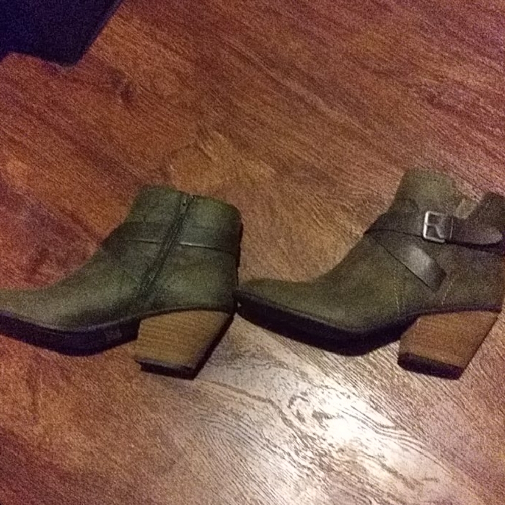 Olive Booties - Picture 2 of 5